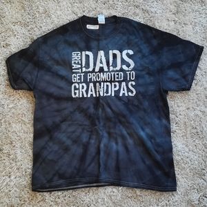 Great Dads Get Promoted to Grandpas graphic tee